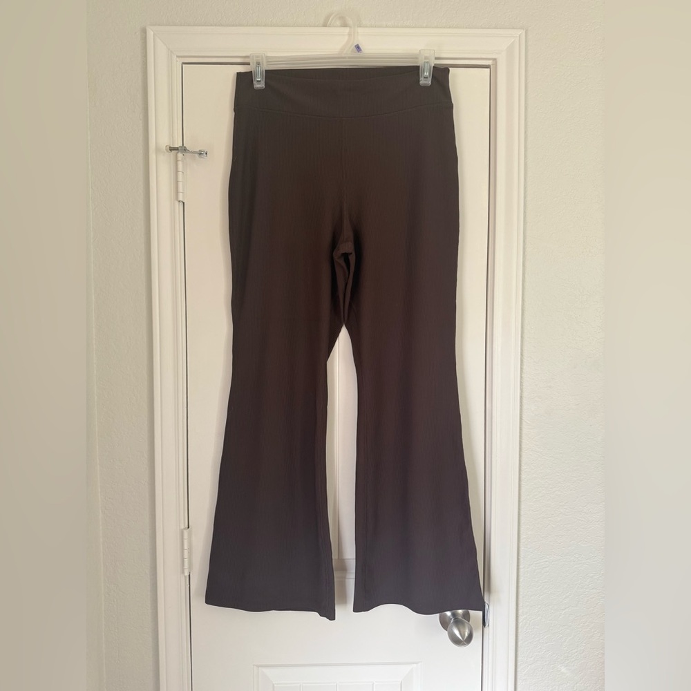 BROWN FLARE PANTS